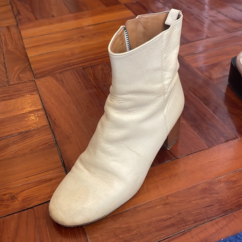 Isabel Marant soft beige leather ankle boot size:37 - Picture 5 of 11
